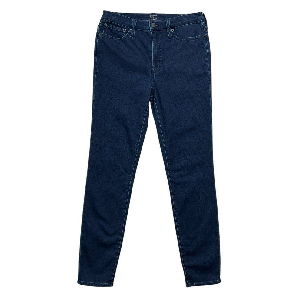 J. Crew Jeans Women's Size 28 Dark Wash 9"‎ Mid Rise Skinny Jeans